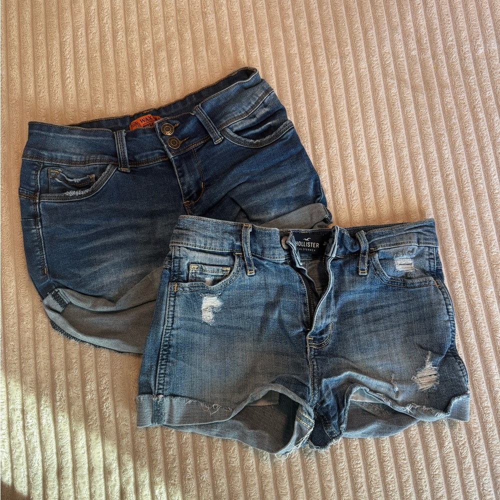 Jean shorts 2 pair Hollister and other retail Jeans Women’s